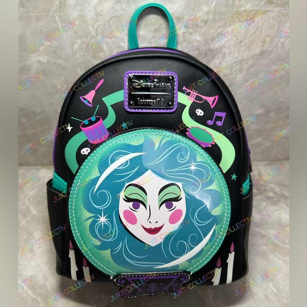 Loungefly Disney Parks Haunted Mansion Madame Leota Glow in the Dark Backpack